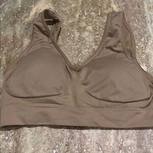 Genie Bra  Wireless Bralette in Taupe